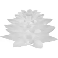 Tlily Lotus Chandelier Lampshade DIY Lotus Flower Six-Layer Lamp Shade Romantic Room Pendent Lighting Cover Hotel Bar Decor