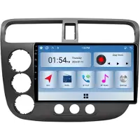 RoverOne 6G+128G Auton Multimediasoitin Radio CarPlay Bluetooth Android Radio GPS for Honda Civic 2000 - 2006