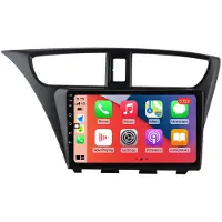 RoverOne Autoradio Bluetooth CarPlay GPS-navigointi for Honda Civic Hatchback 2006 - 2012