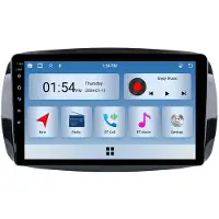 RoverOne 6G+128G Auton Multimediasoitin Radio CarPlay Bluetooth Android Radio GPS for Mercedes Benz Smart Fortwo 3 C453 A453 W453 2014 - 2020