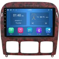 RoverOne 4G+64G Autoradio Bluetooth CarPlay Android Auto GPS-navigointi for Mercedes Benz S-Class S Class W220 VV220 1998 - 2005