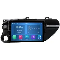 RoverOne 4G+64G Autoradio Bluetooth CarPlay Android Auto GPS-navigointi for Toyota Hilux Pick Up AN120 2015 - 2020