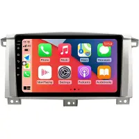RoverOne Autoradio Bluetooth CarPlay GPS-navigointi for Toyota Land Cruiser LC 100 2002 - 2007