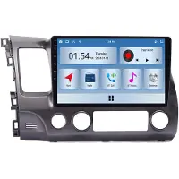 RoverOne 6G+128G Auton Multimediasoitin Radio CarPlay Bluetooth Android Radio GPS for Honda Civic 8 FK FN FD 2005 - 2012