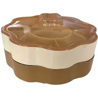 Typecat Double-Layer Multi-Purpose Luxury Box Snacks Put Chinese Dried Fruit Storage Room Coffee Table High-Grade Candy Box,B