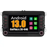 RoverOne 2G+64G Autoradio Bluetooth CarPlay Android Auto Radio GPS for VW Volkswagen Jetta 2005-2013