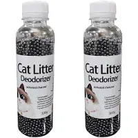 Wella 2X 300G Kitten Toilet Cleaning, Cat Litter Deodorant Bead, Artifact Pet Odor Activated Carbon Absorbs, Cat Sand Stink-A