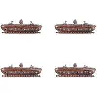 Melitt 4X Tibet Incense Burner Antique Handmade Incense Stick Holder Zen Teahouse Home Office Decoration Crafts Ornaments 3