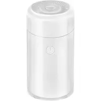 Melitt Car Diffusers for Essential Oils,USB Scent Diffuser, Aromatherapy Oil Diffusers, 7 Color for Car,Home,Travel,White