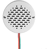 Melitt Recordable MP3 Siren Horn for Ebikes and Cars 4 Trigger Sound Player Audio Speaker for Buses and Airplane Models White