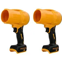 Wella 2X Brushless Turbo Jet Fan 30000RPM Cordless Electric Air Blower Violent Handheld Power Tool for 20V Battery
