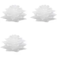 Melitt 3X Lotus Chandelier Lampshade DIY Lotus Flower Six-Layer Lamp Shade Romantic Room Pendent Lighting Cover Hotel Bar Decor