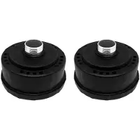 ISTOVO 2pcs 32mm/1.25Inch Air Compressor Noise Reducer Silence Filter,Plastic Shell Round Muffler Filter