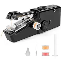 Wella Handheld Sewing Machine, Portable Sewing Machine for Beginners, Cordless Electric Stitching Machine with Sewing