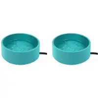 ISTOVO 2X Heated Pet Bowl - 3.2L for Dog Cats, Heated Pets Bowl, Outdoor Water Bowl for Rabbit Chicken Duck Squirrel EU Plug