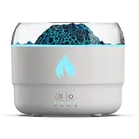 Melitt Essential Oil Diffuser Home Fragrance with 1H 2H 5H-Timer Ultrasonic Humidifier for Housewarming SPA Nursery Room White