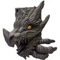 Melitt Entrance Bar Living Room Dragon Statue Sculpture Bookcase Bookholder Table Decoration Table Decoration