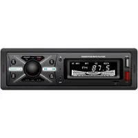 Zandona Car Radio 1din Stereo Multimedia MP3 Player Digital FM Audio Music Colorful RGB Light with USB in Dash AUX