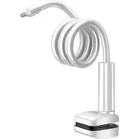 Zandona Baby Monitor Stand Adjustable Secure Camera Holder Bracket Without Wall Drilling for Nursery Home Furniture Use White