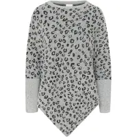 Kaffe Kamolly Poncho - Grey - ONE SIZE