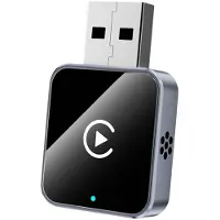 Zandona 2in1 Wireless Carplay Android Auto Adapter Carplay AI Box USB Dongle Wired Carplay to Wireless Plug and