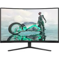 Philips 31,5" Evnia 3000 32M2C3500L, kaareva 180Hz QHD-monitori, harmaa