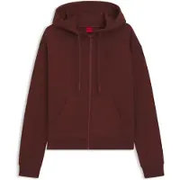 HUGO for woman. 50535240 Brown Dalfine sweatshirt (S), Casual, Cotton
