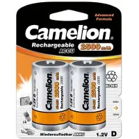 Camelion Ni-MH HR20 D ladattavat paristot 2500mAh 1.2V 2-pack 2-pack