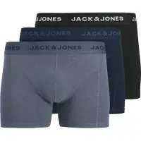 Jack & Jones Jacjeremiah Solid Trunks 3 Pack - Grey - L