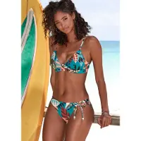 Buffalo Bikinitoppi vesi / persikka / tummanpunainen / offwhite
