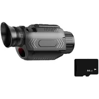 Melitt 4K WIFI Night Vision Monocular 68MP Infrared Monocular Macro Lens 28X Digital Zoom Monocular with 64G Card