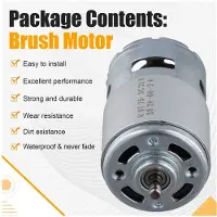 Melitt 5X 775 21V Small Brush Motor High-Speed Silent Motor High-Power Dual Bearing Motor