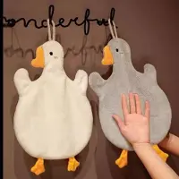 Wella Cartoon Hand Towel Kitchen Bathroom and Toilet Hand Towel Hanging Type with Super Water Absorption Quick Drying