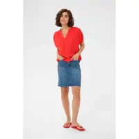 Kaffe Kagina Blouse - Red - 40