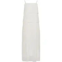 Kaffe Kakiera Plissé Dress - White - 40