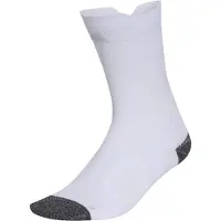 Adidas Urheilusukat 'RUNNING COMFY CREW' meleerattu harmaa / valkoinen
