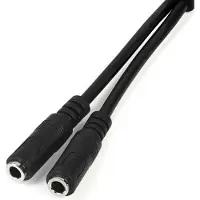 StarTech.com – Headset adapter with headphone/mic plugs (MUYHSMFF)
