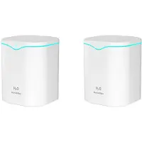 Wella 2X Humidifiers for Bedroom, 2.2L Cool Mist Humidifiers for Bedroom, USB Portable Desk Humidifier, Quiet Ultrasonic,White