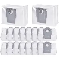 INF Roborock-pölynimurin pussit Roborock S8:lle, S8+:lle, S8 Pro Ultralle, S7 MaxV Ultralle, S7 Pro Ultralle, Q7+:lle, Q7 Max+:lle, 14 pussin pakkaus