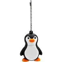 Tlily 16GB Novelty Cute Baby Penguin USB 2.0 Flash Drive Data Memory Stick Device - Black and White