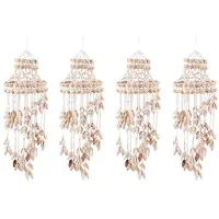 Wella 4X Conch Sea Shell Wind Chime Hanging Ornament Wall Decoration Hanging Pendant Stylish Hanging Ornament Hanging