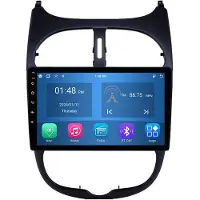 RoverOne 4G+64G Autoradio Bluetooth CarPlay Android Auto GPS-navigointi for Peugeot 206 1998 - 2012