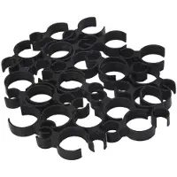 Tlily Champagne Bottle Clips Champagne Bottle Single Holder Safety Clips for Candle (24 Pieces)