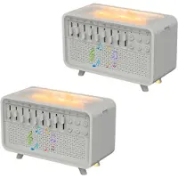 Typecat Valkoisen kohinan Bluetooth-kaiutin, ilma-aromidiffuusori, ilmankostutin, 8 tehoa