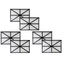 Melitt 6PCS RCX70101 Filter Cartridge Refill Kit Fit for Tiger Pool Vacuum Rep 827261 Robotic Pool Cleaner Filter