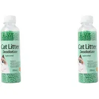 Typecat 2X 300G Kitten Toilet Cleaning, Cat Litter Deodorant Bead, Artifact Pet Odor Activated Carbon Absorbs, Cat Sand Stink-E