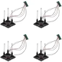 Zandona 4X Four-Spray Humidifier Module DIY Atomizer Control Board Driver Circuit Board 1 to 4 Plant Watering Large Fog Volume
