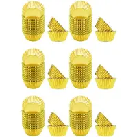 Melitt 3000pcs Silver Foil Cupcake Liners for Baking Baking Cups Thick & Sturdy, Oil Resistance, Muffin Liners Paper B