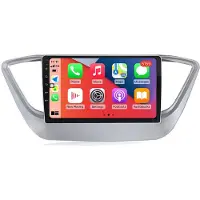 RoverOne Autoradio Bluetooth CarPlay GPS-navigointi for Hyundai Solaris 2 Verna 2016 - 2020