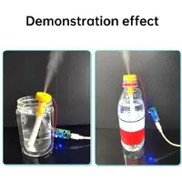 Kepptory 8X DC5V Single Non-Switched Atomization Humidification Module DIY Ultrasonic Atomizer TYPE-C Humidifier Circuit Board